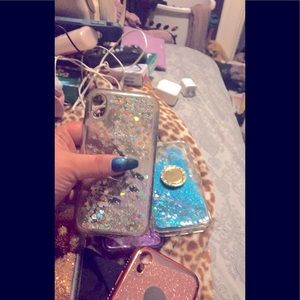 Phone case iPhone ex are glittery Pretty